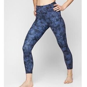 ATHLETA Powervita Tie Dye Salutation 7/8 Leggings